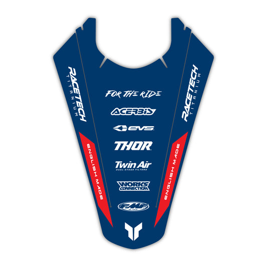 Rear Fender Graphics Kit - Fits Triumph TF 250-X, TF 450-X