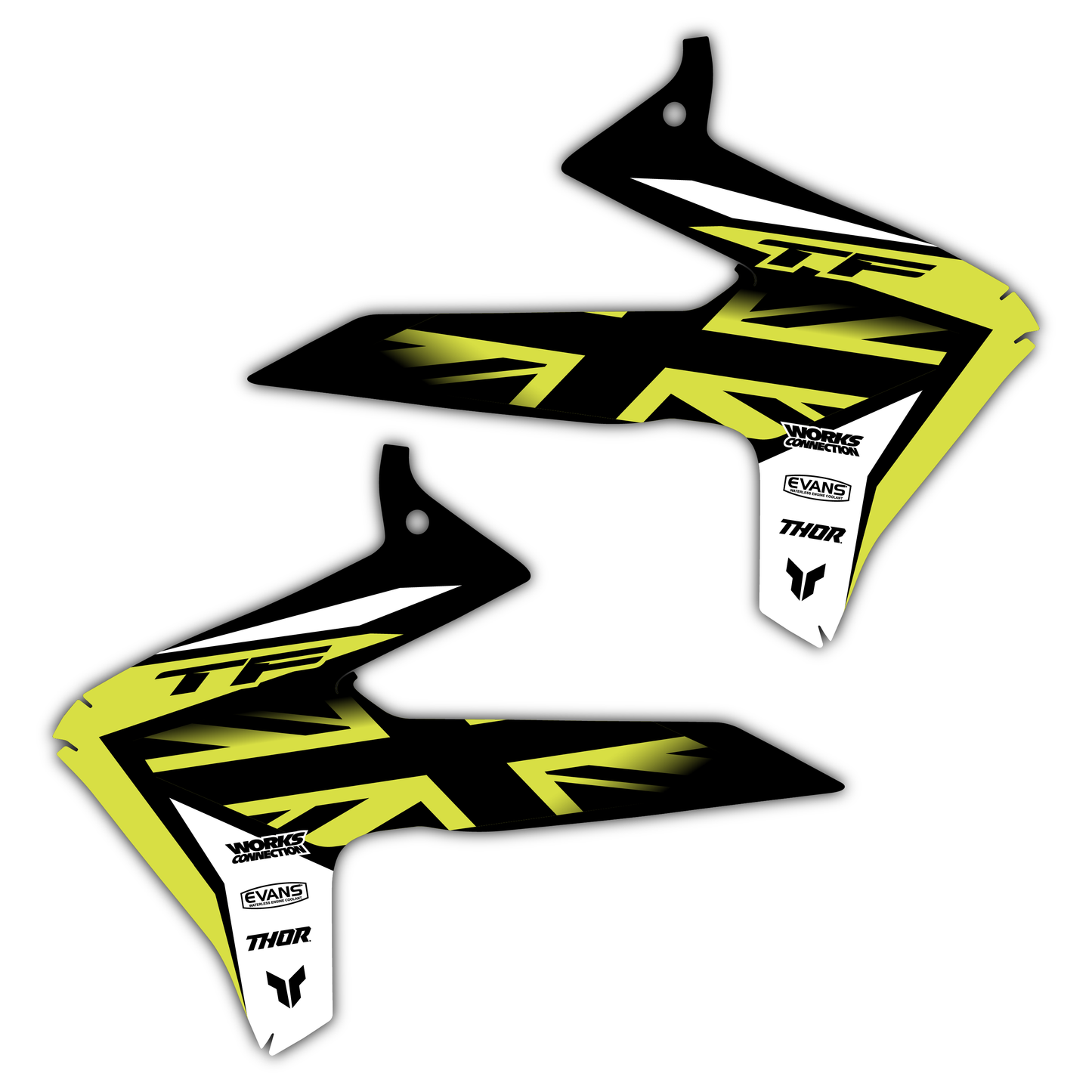 Radiator Shroud Graphics Kit - Fits Triumph TF 250-X, TF 450-X