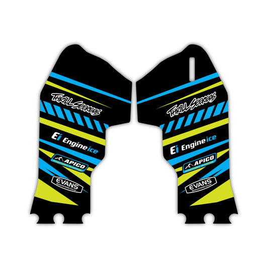 Yamaha 2023-26 Fork Guard Plastic & Graphics Bolt-On kit - YZ 250F WR 250F YZ 450F WR 450F YZ 250FX YZ 450FX