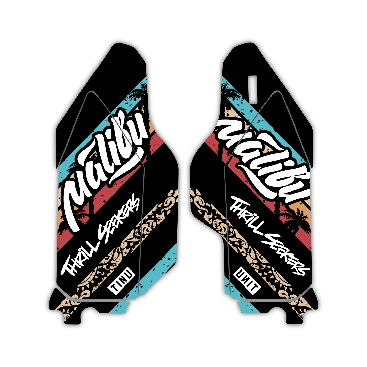 Lower Fork Guard Graphics Kit - Fits Kawasaki KX65, KX85, KX250, KX250F, KX450F, KX450X