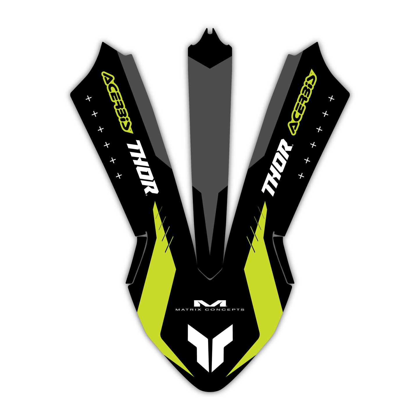 Front Fender Graphics Kit - Fits Triumph TF 250-X, TF 450-X