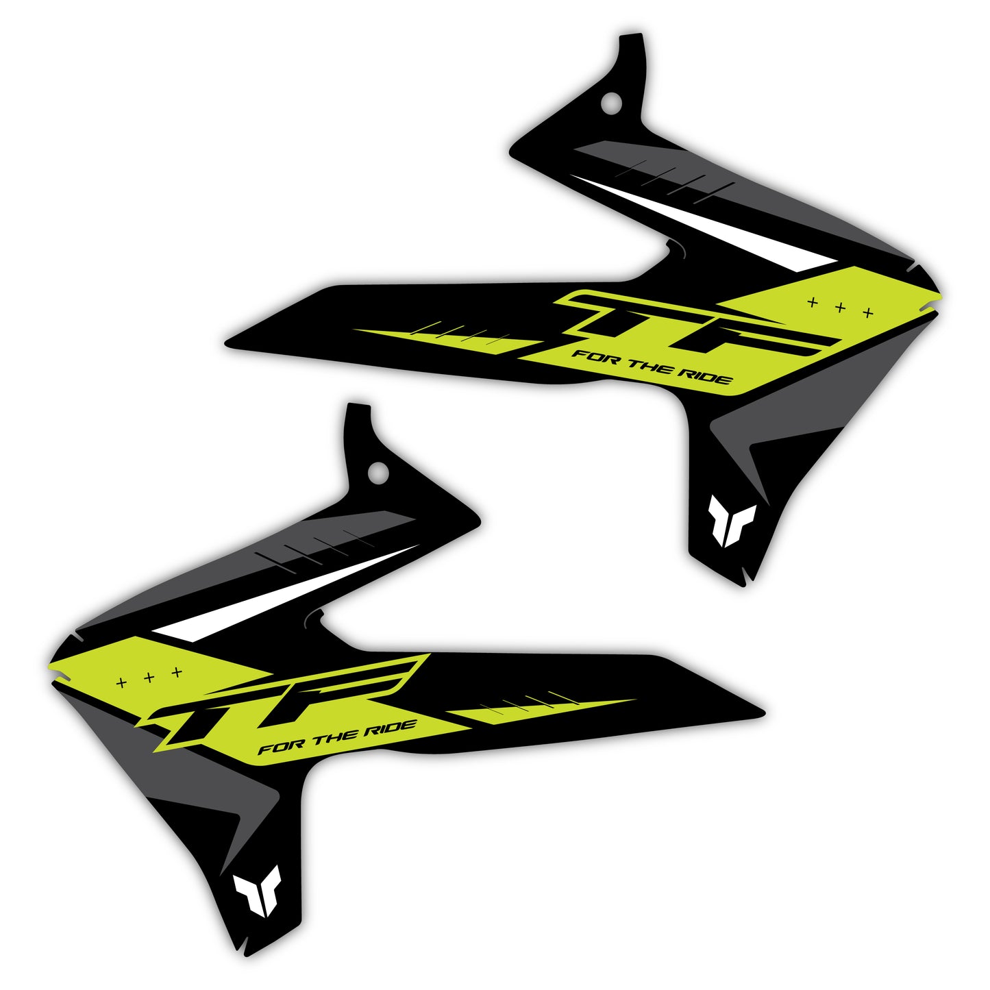 Radiator Shroud Graphics Kit - Fits Triumph TF 250-X, TF 450-X