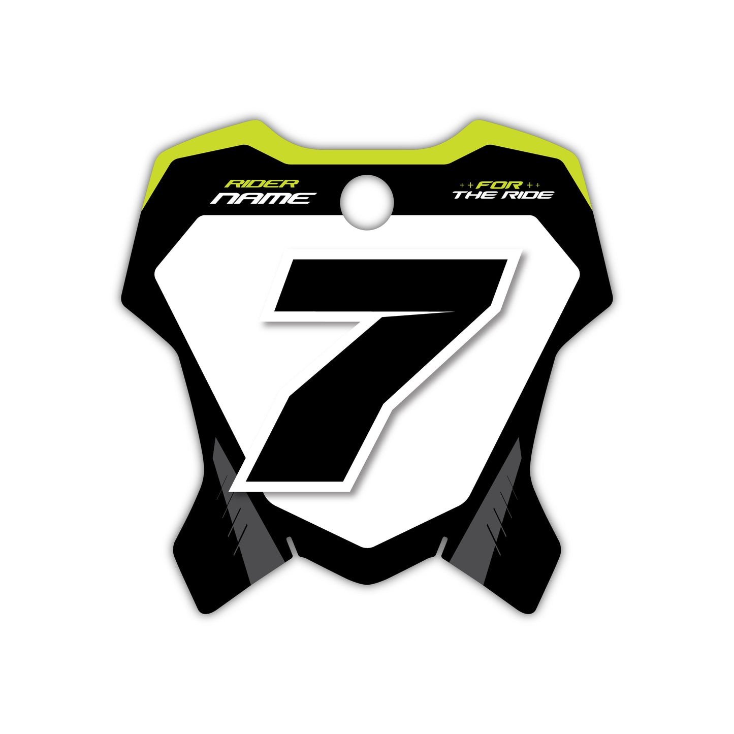Front Number Plate Graphics Kit - Fits Triumph TF 250-X, TF 450-X
