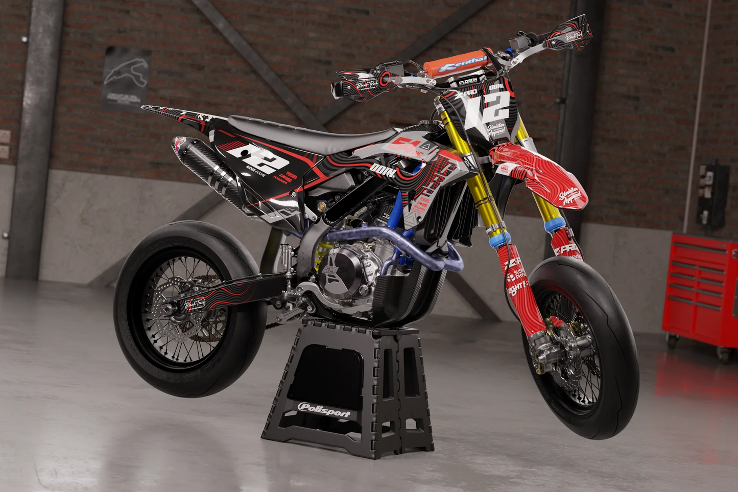 Honda Matrix Graphics Kit - CRF50 CRF110 CR125 CR250 CRF250r CRF450r CRF450RL CRF450RX CRF300L