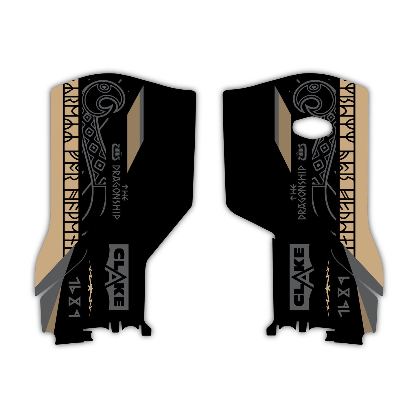 Lower Fork Guard Graphics Kit - Fits Husqvarna TC 85, TC 125, FC 250, FC 350, FC 450, TE 300, FE 250, FE 350, FE 501