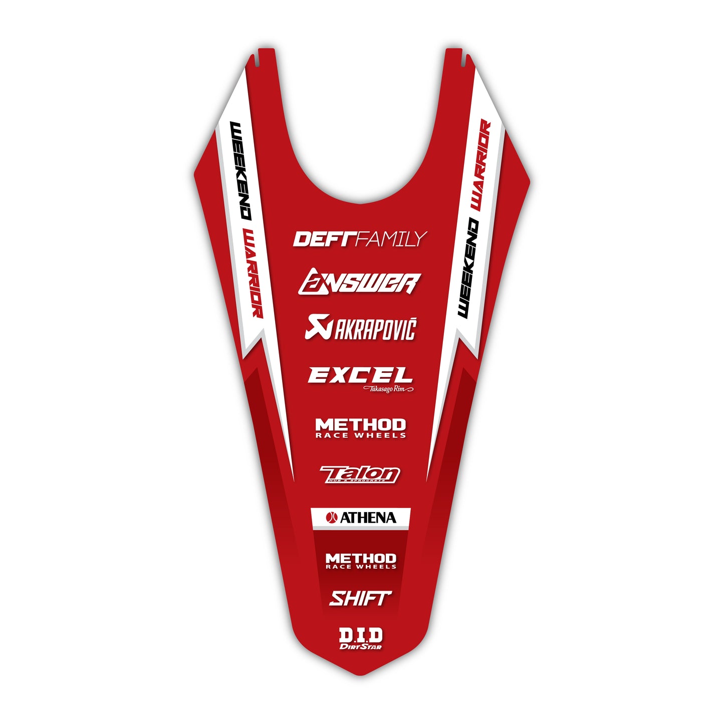 Rear Fender Graphics Kit - Fits GasGas MC 85, MC 125, MC 250F, MC 450F, EX 250F, EX 300, EC 250, EC 300