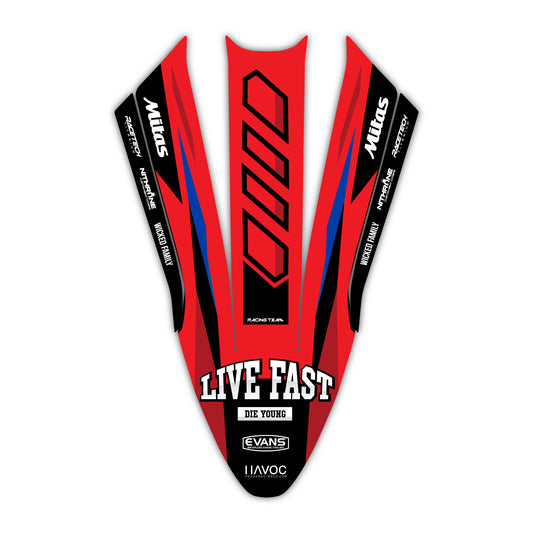 Front Fender Graphics Kit - Fits Stark Future Stark VARG Electric Motocross Bike