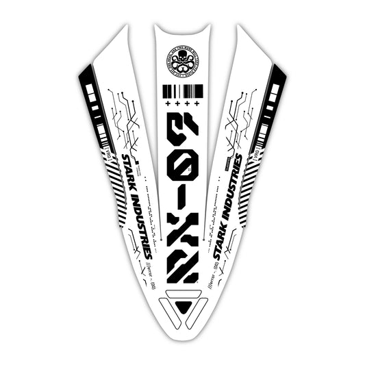 Front Fender Graphics Kit - Fits Stark Future Stark VARG Electric Motocross Bike