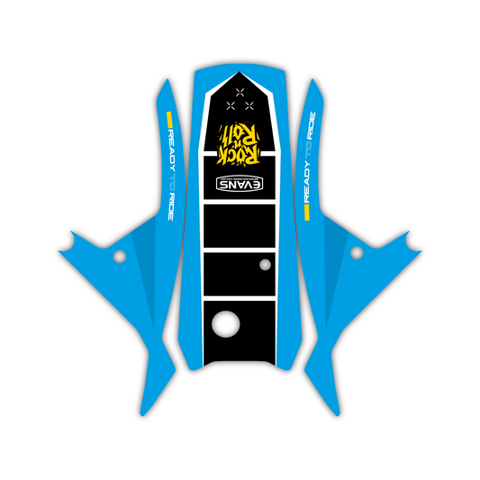 Rear Lower Front Fender Mudguard Graphics Kit - Fits Yamaha Tenere 700 2025 Adventure & Rally Models