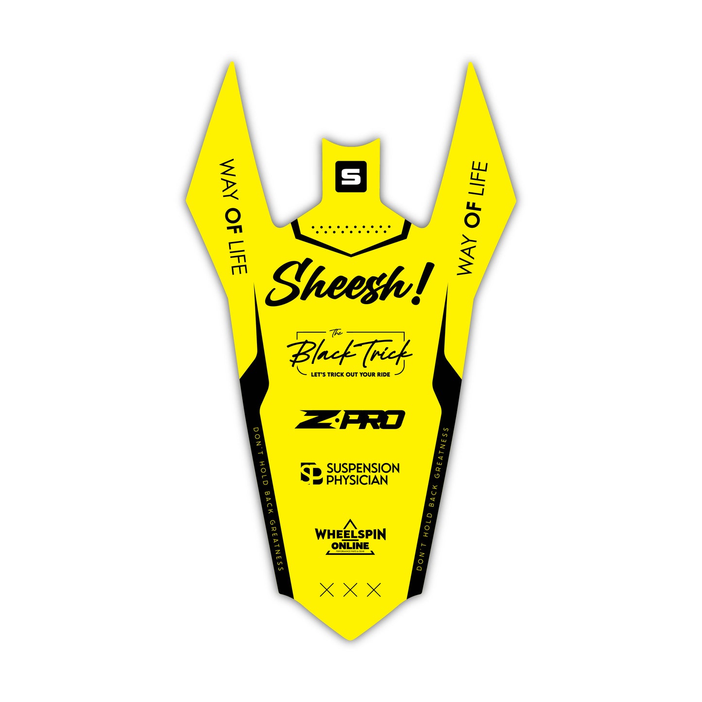 Rear Fender Graphics Kit - Fits Suzuki RM85, RM125, RM250, RM-Z250, RM-Z450