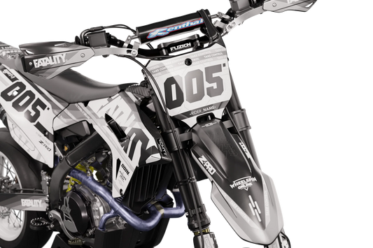 Honda Noir Graphics Kit - CRF50 CRF110 CR125 CR250 CRF250r CRF450r CRF450RL CRF450RX CRF300L