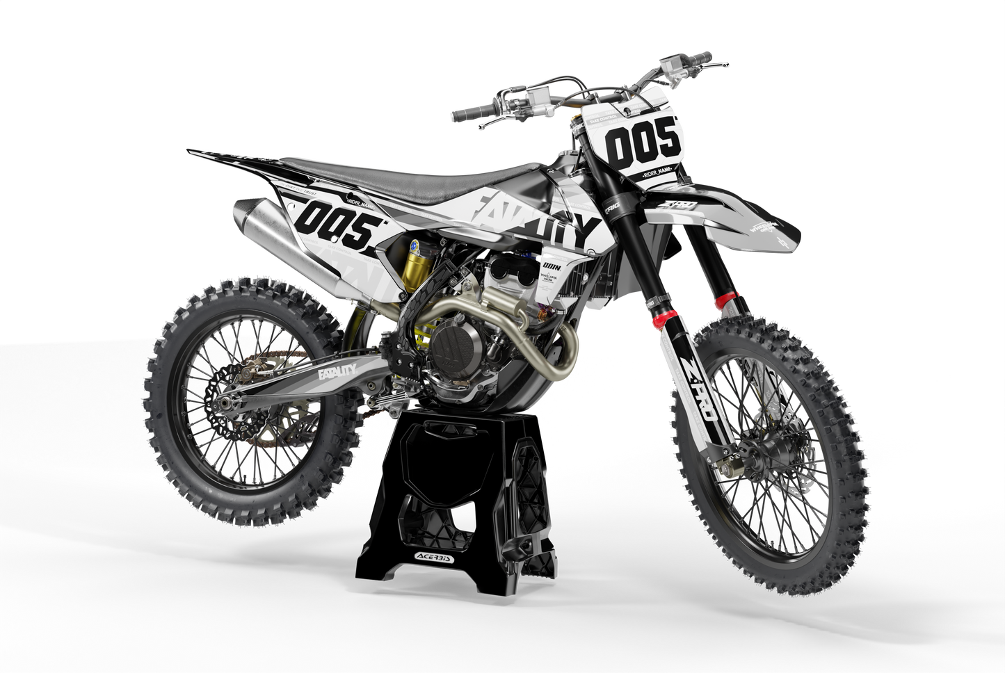 KTM Noir Graphics Kit - SX50 SX65 SX85 SX SXF EXC XC EXCF Six Days 125+