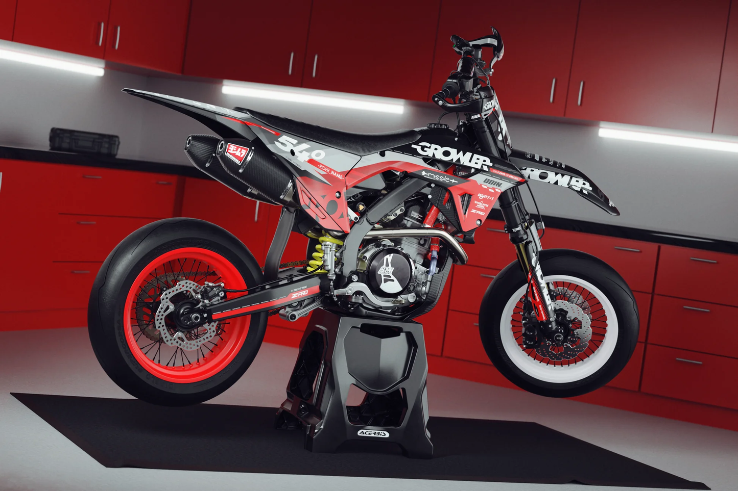 Honda Passion Graphics Kit - CRF50 CRF110 CR125 CR250 CRF250r CRF450r CRF450RL CRF450RX CRF300L