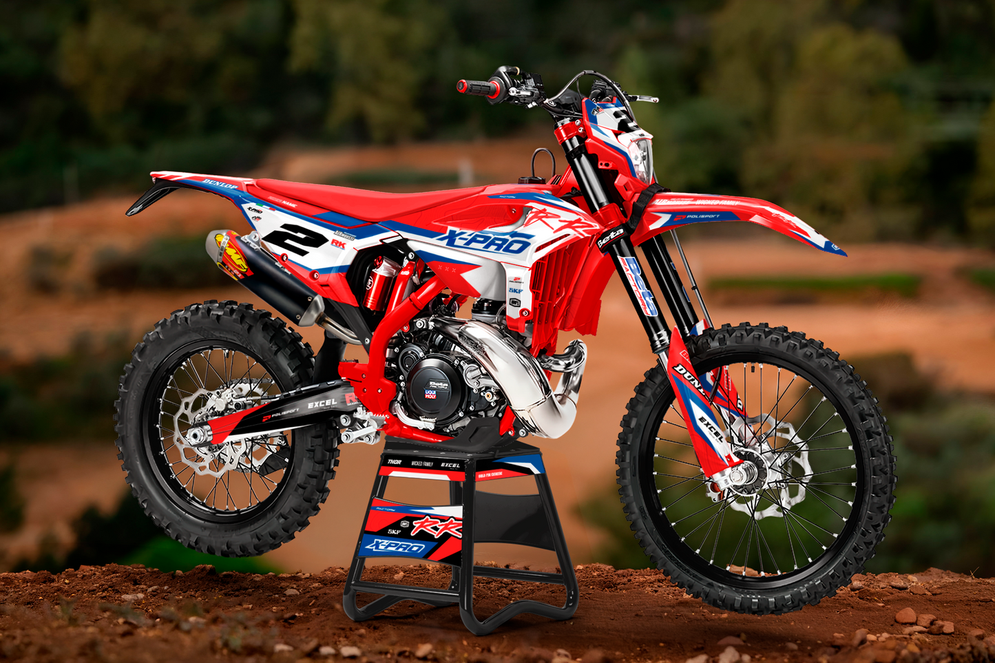 Beta RR X-PRO Toscana Graphics Kit - RX 2T 250 350 RX 4T 450