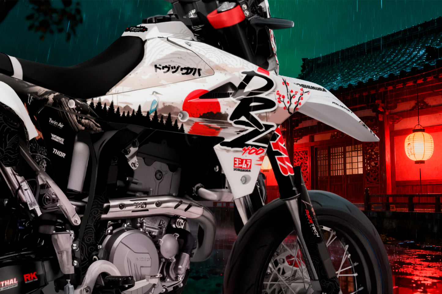 Suzuki DR-Z4S & SM 2025 Aomori Graphics Kit