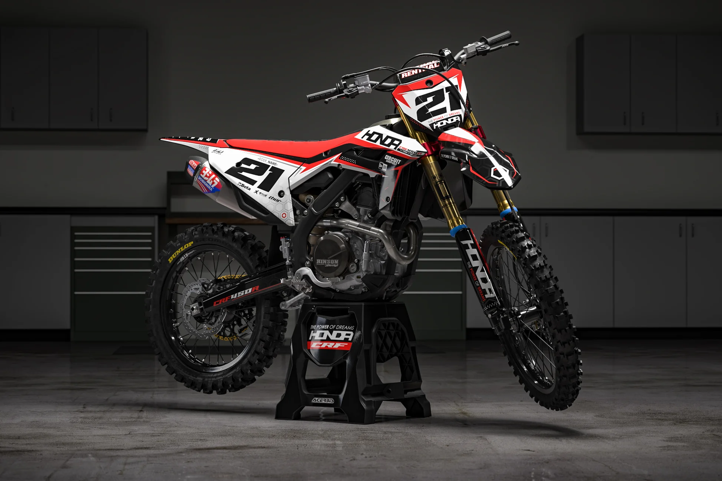 Honda Proxima Graphics Kit - CRF50 CRF110 CR125 CR250 CRF250r CRF450r CRF450RL CRF450RX CRF300L