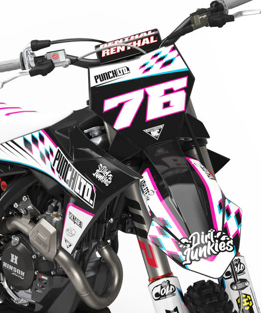 KTM Punch Graphics Kit - SX50 SX65 SX85 SX SXF EXC XC EXCF Six Days 125