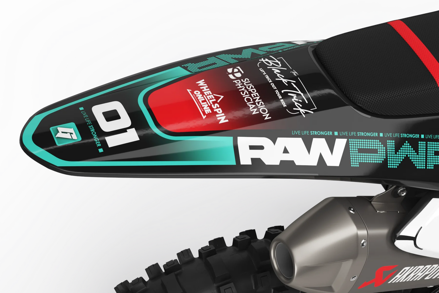 GasGas RAW PWR Graphics Kit - MC50 MC65 MC85 SM700 ES700 MC250F MC350F MC450F EC250F EC350F