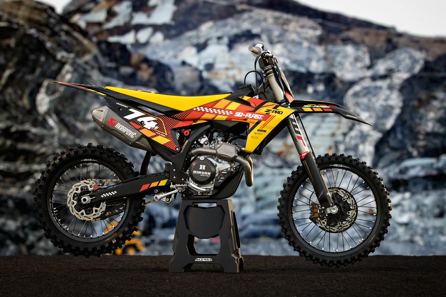 KTM Retro Graphics Kit - SX50 SX65 SX85 SX SXF EXC XC EXCF Six Days 125