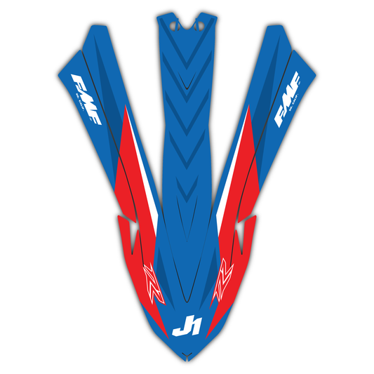 Front Fender Graphics Kit - Fits Beta RR X-PRO RX 2T 250 350 RX 4T 450