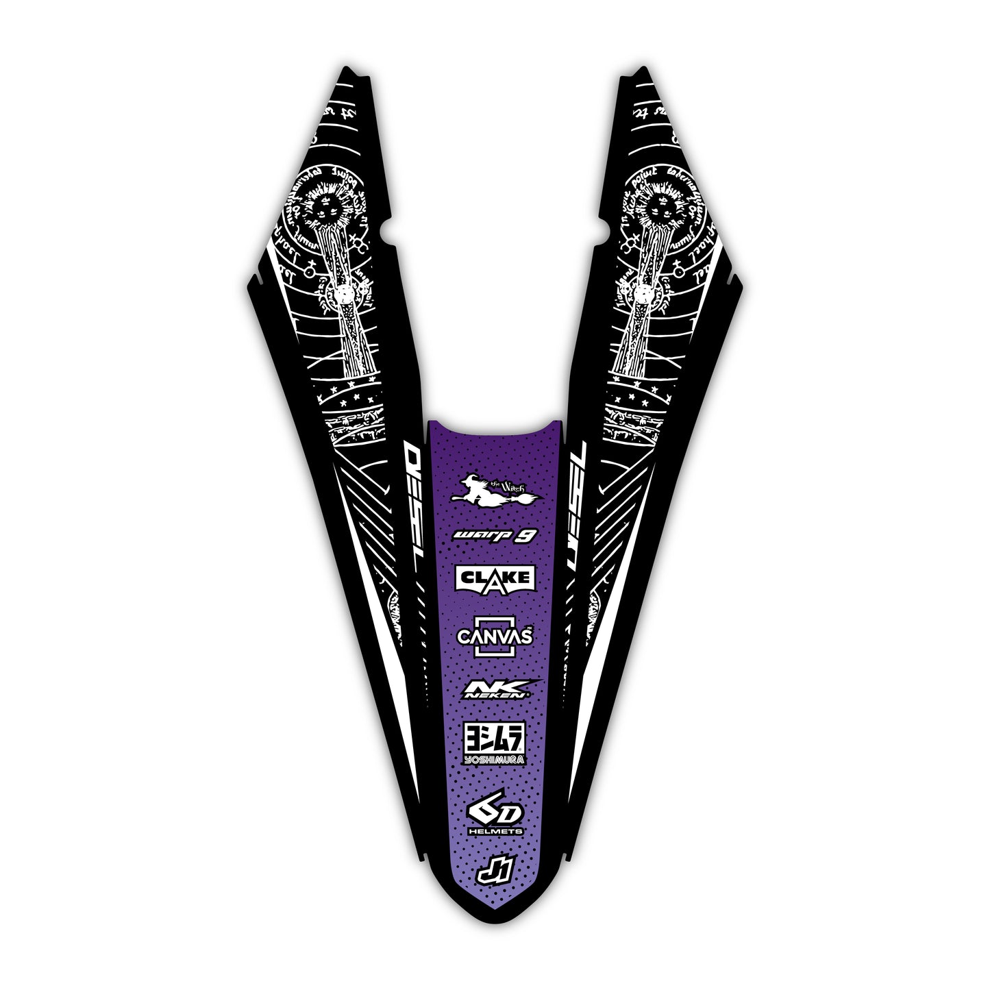 Rear Fender Graphics Kit - Fits GasGas MC 85, MC 125, MC 250F, MC 450F, EX 250F, EX 300, EC 250, EC 300