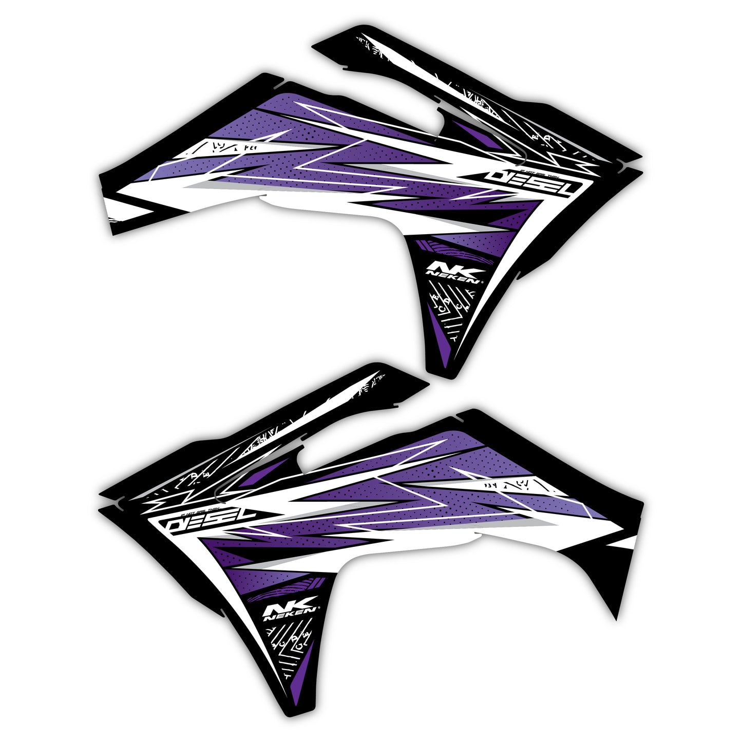 Radiator Shroud Graphics Kit - Fits GasGas MC 85, MC 125, MC 250F, MC 450F, EX 250F, EX 300, EC 250, EC 300