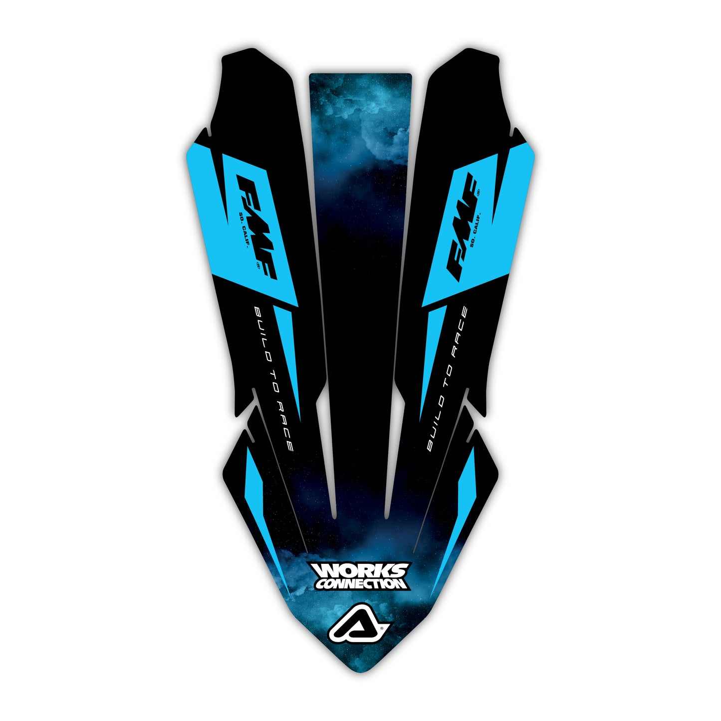 Front Fender Graphics Kit - Fits KTM SX50, SX65, SX85, 125 SX, 250 SX-F, 350 SX-F, 450 SX-F, 250 EXC-F, 300 EXC, 500 EXC-F
