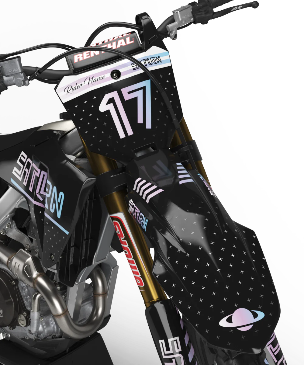 Honda Saturn Graphics Kit - CRF50 CRF110 CR125 CR250 CRF250r CRF450r CRF450RL CRF450RX CRF300L