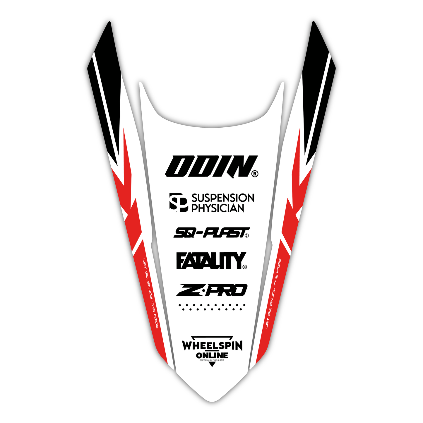 KTM 2023-26 Rear Fender Mudguard Plastic & Graphics Bolt-On kit - SX 250 - SX-F 250 - XC-F 450 - XC-F 350 - XC 300 - XC-W 300 - XC 250 - XC-F 250