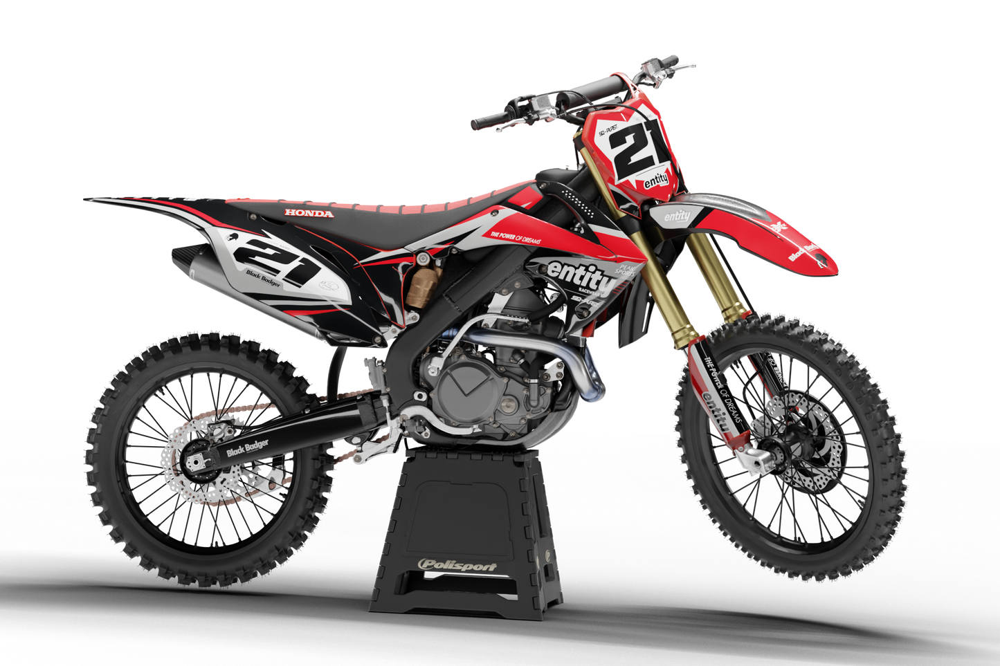 Honda Entity Graphics Kit - CRF50 CRF110 CR125 CR250 CRF250r CRF450r CRF450RL CRF450RX CRF300L