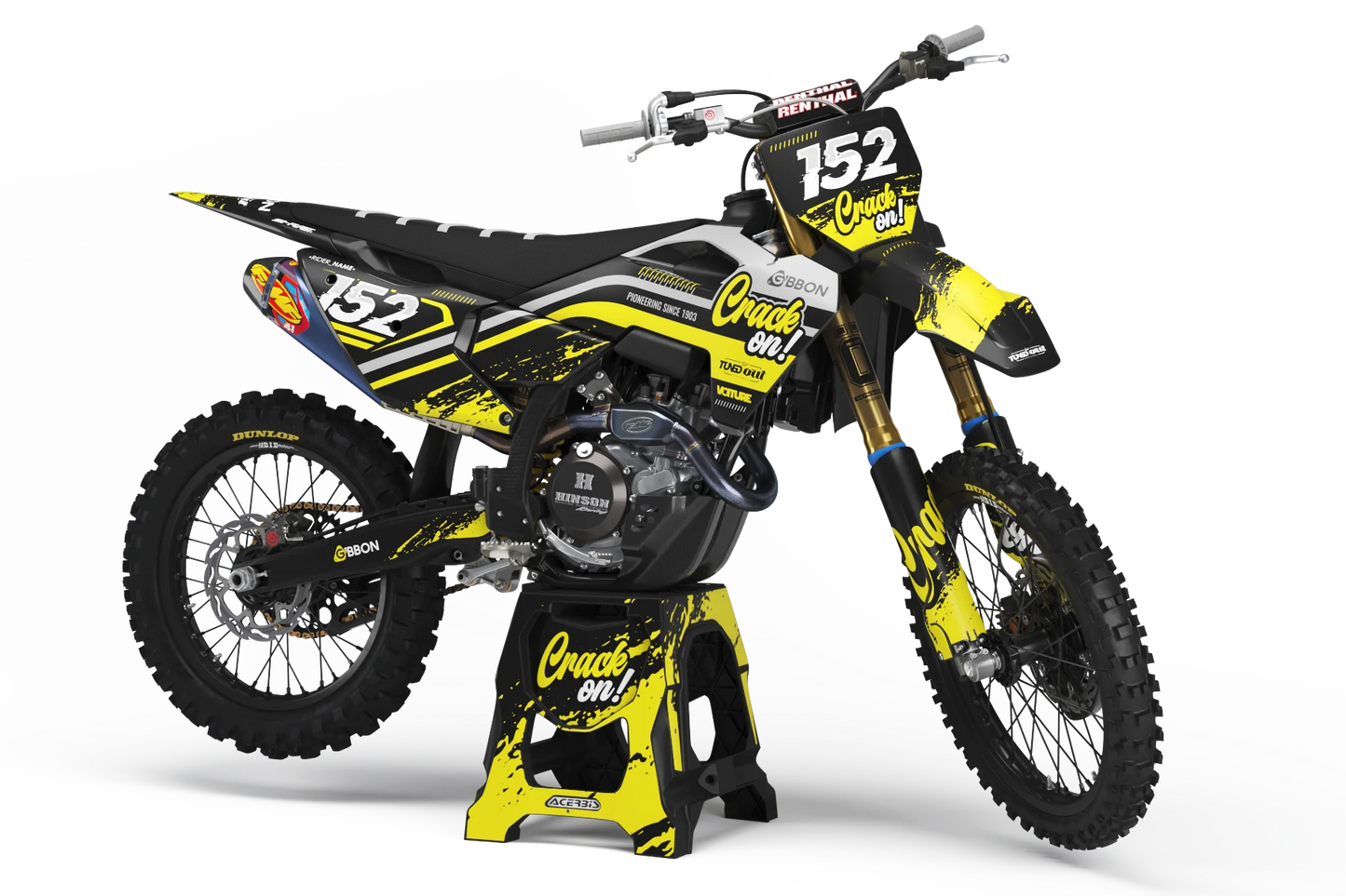 Husqvarna Solid Graphics Kit - TC50 TC65 TC85 701 TC FC FS 125+
