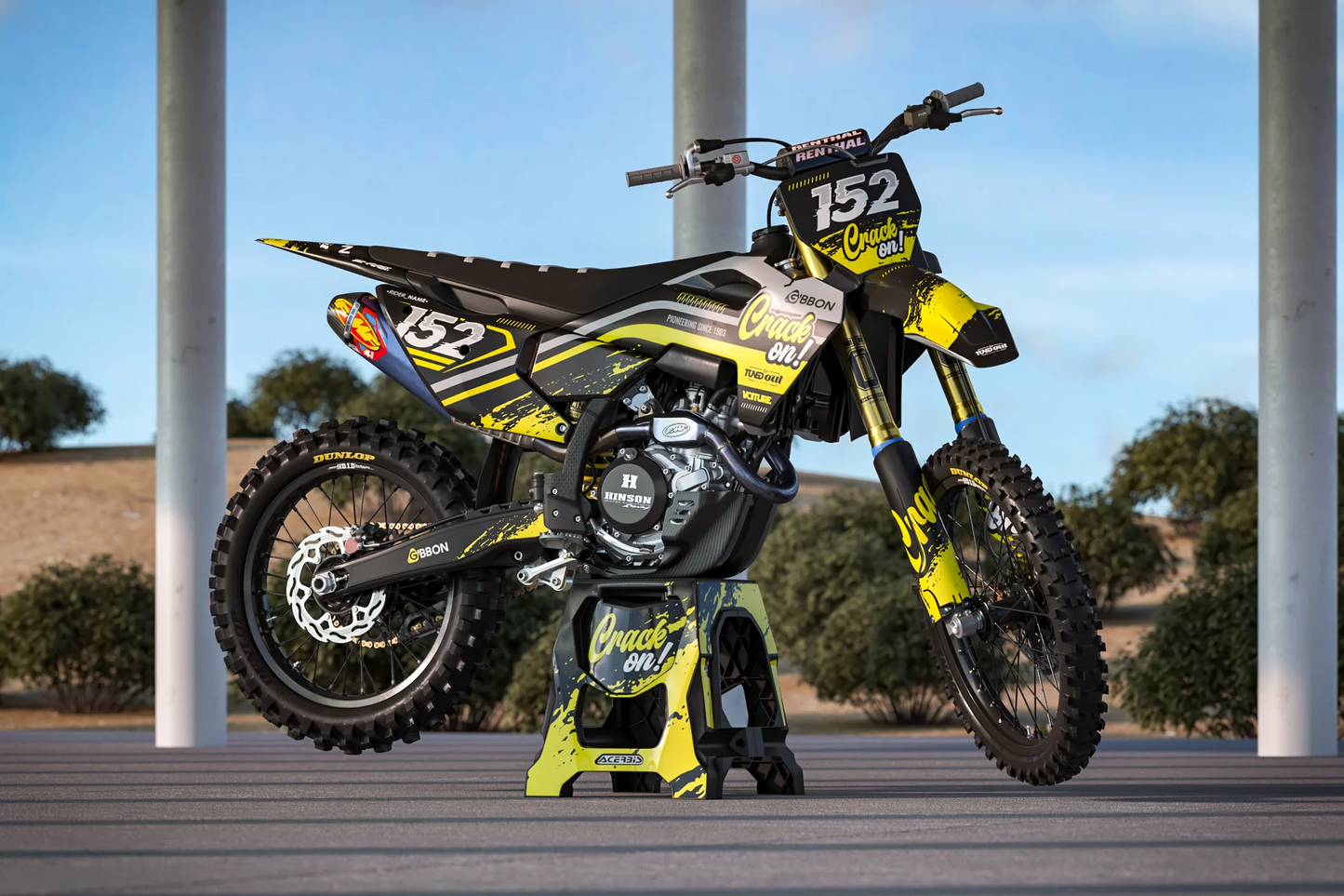 Husqvarna Solid Graphics Kit - TC50 TC65 TC85 701 TC FC FS 125+