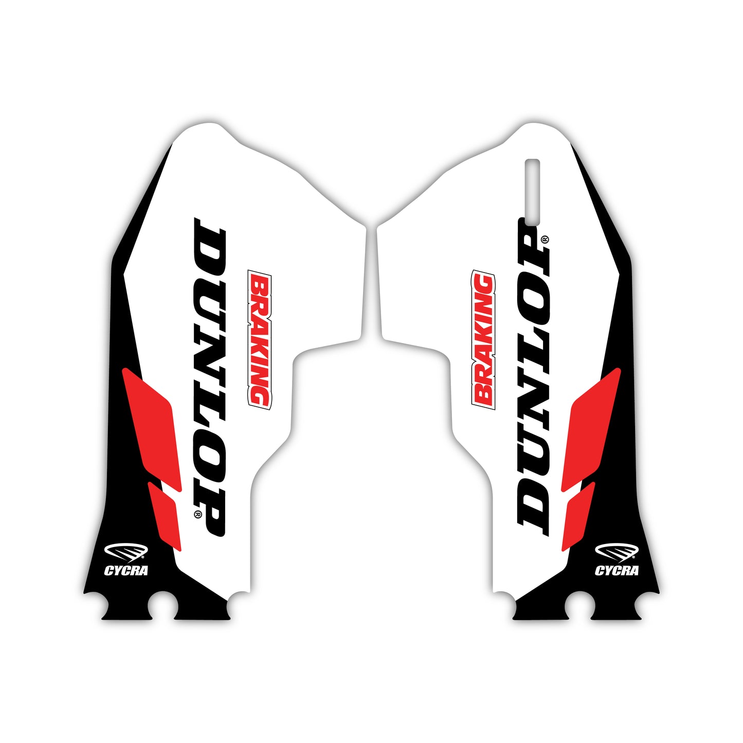 Lower Fork Guard Graphics Kit - Fits Yamaha YZ125, YZ250, YZ250F, YZ450F, WR250F, WR450F