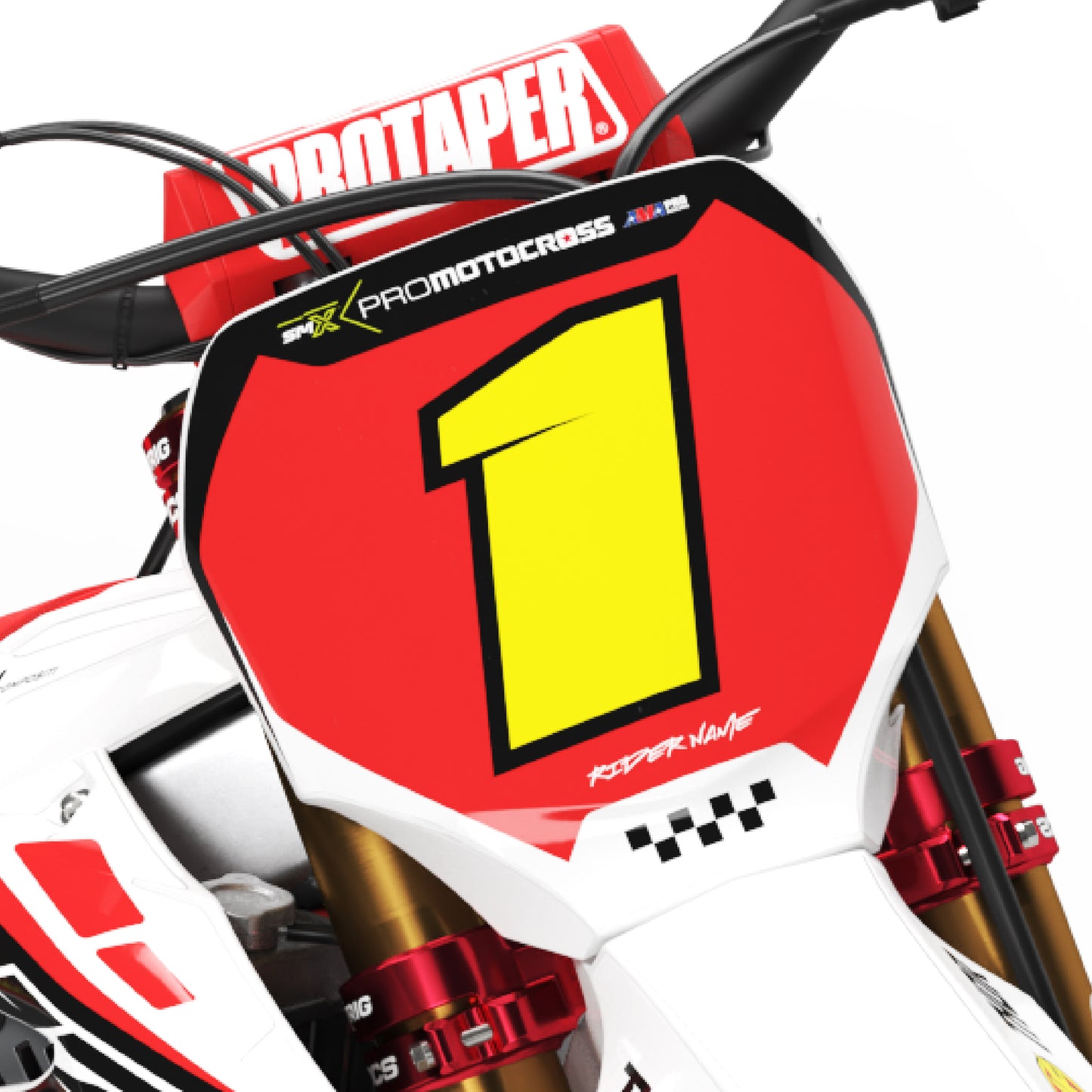 Southwick Yamaha Front Number Plate blue for Yamaha YZF YZ 250 F YZ 450 F YZ 250 FX YZ 450 FX Front Number Board Bolt-On Plastic & Graphics Kit
