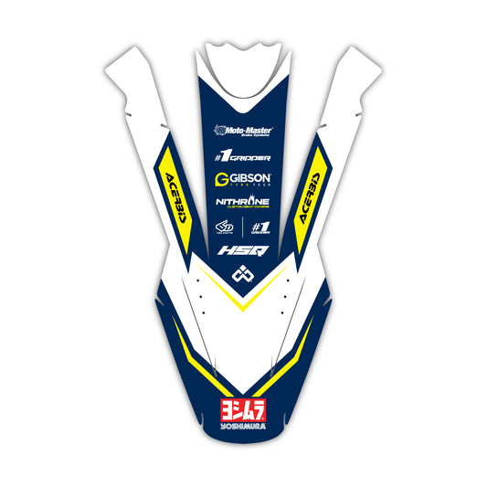 Front Fender Graphics Kit - Fits Husqvarna TC 85, TC 125, FC 250, FC 350, FC 450, TE 300, FE 250, FE 350, FE 501