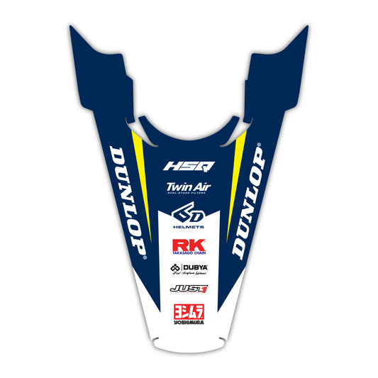 Rear Fender Graphics Kit - Fits Husqvarna TC 85, TC 125, FC 250, FC 350, FC 450, TE 300, FE 250, FE 350, FE 501