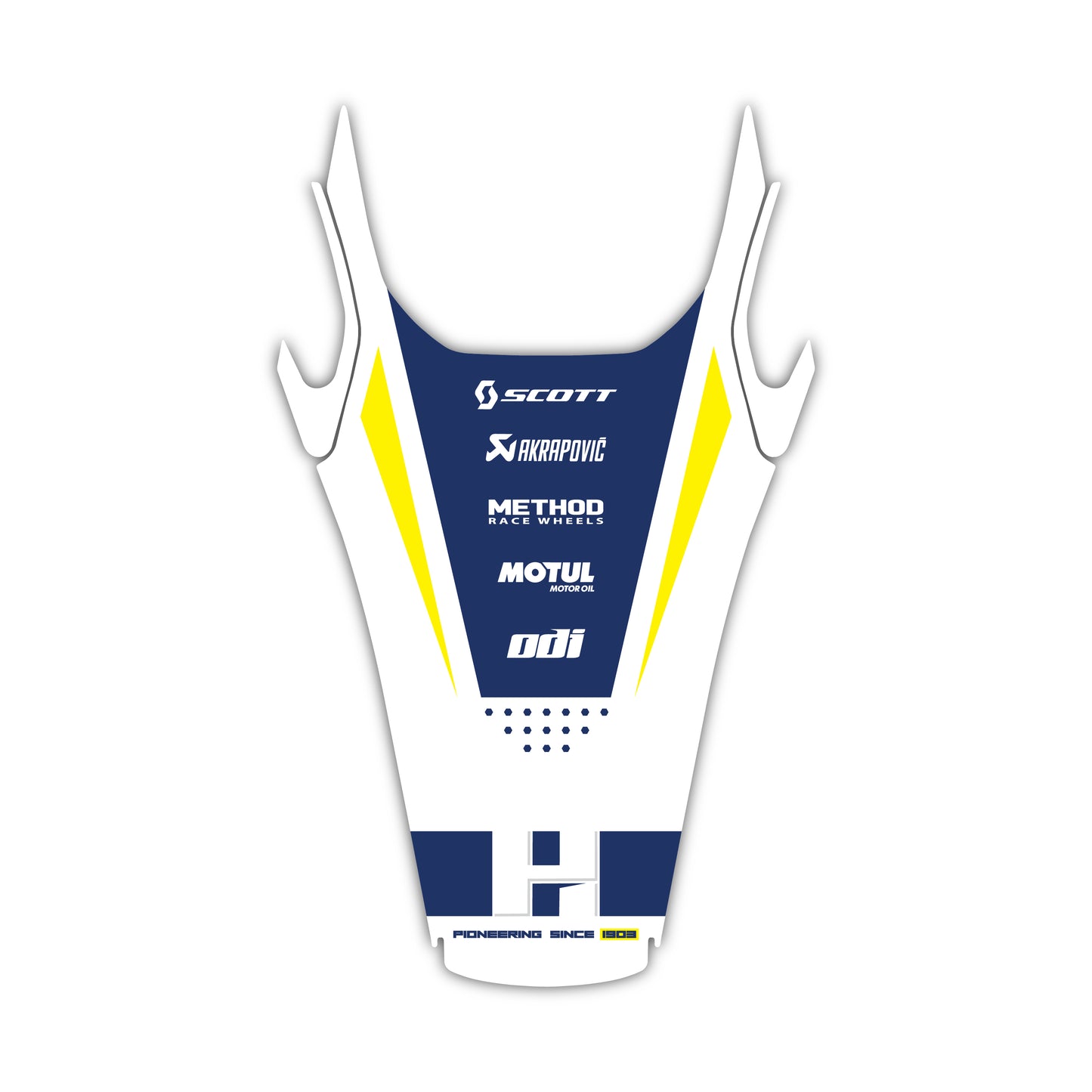 Rear Fender Graphics Kit - Fits Husqvarna TC 85, TC 125, FC 250, FC 350, FC 450, TE 300, FE 250, FE 350, FE 501