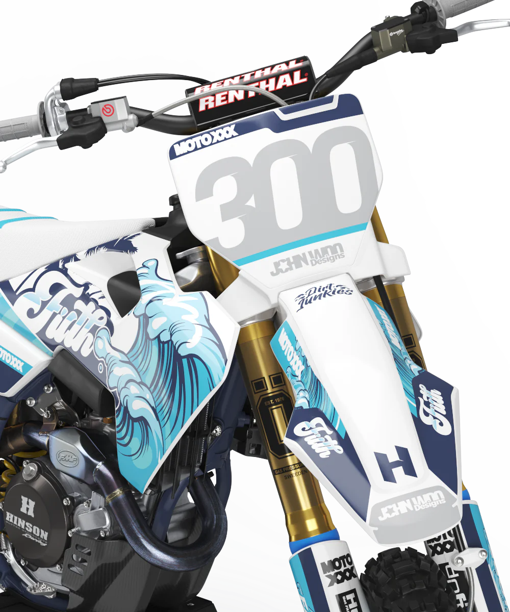 Husqvarna Surfs-Up Graphics Kit - TC50 TC65 TC85 701 TC FC FS 125+