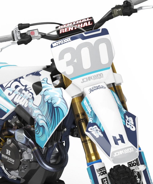 Husqvarna Surfs-Up Graphics Kit - TC50 TC65 TC85 701 TC FC FS 125+