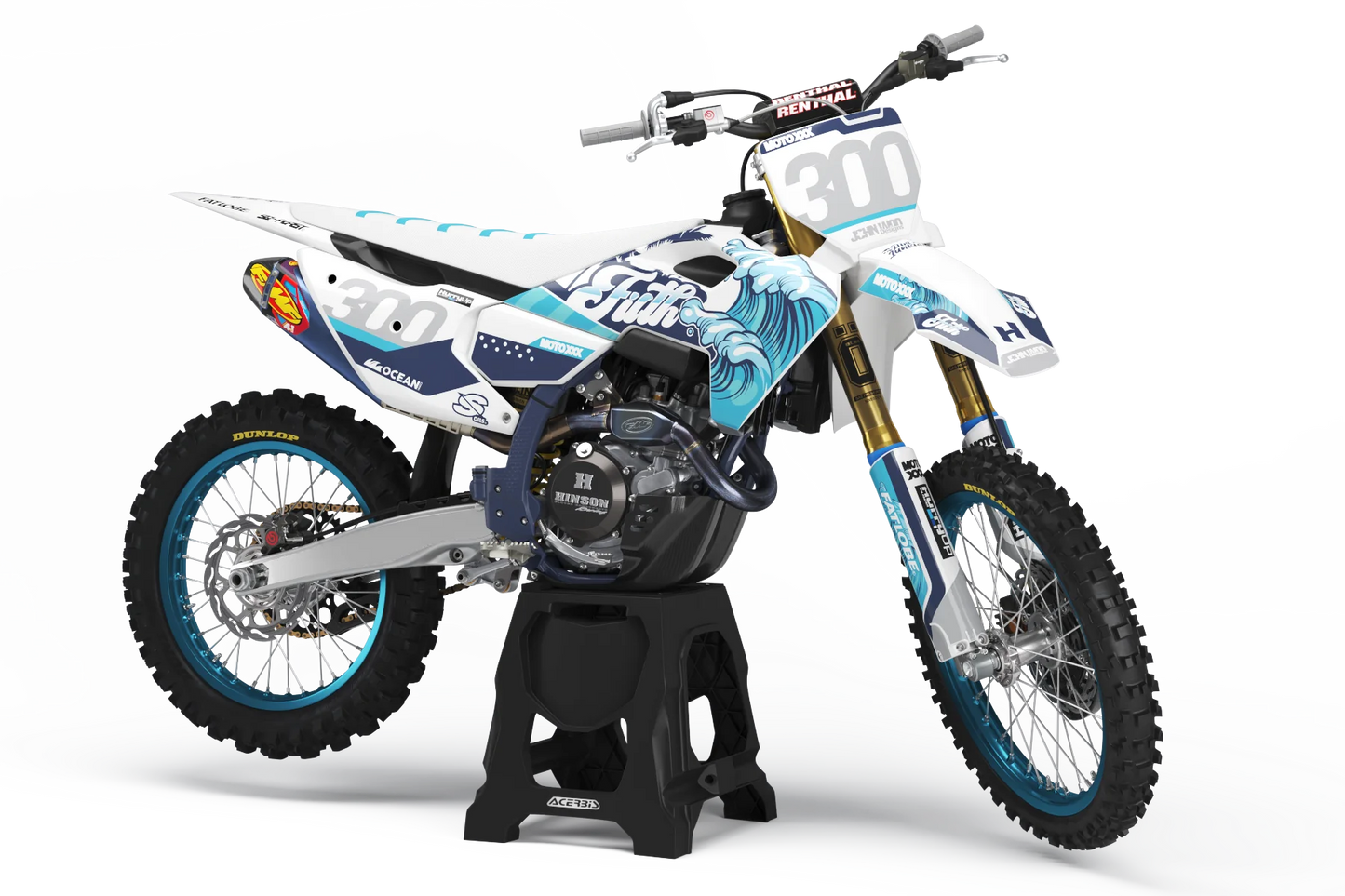 Husqvarna Surfs-Up Graphics Kit - TC50 TC65 TC85 701 TC FC FS 125+