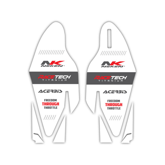 Lower Fork Guard Graphics Kit - Fits Fantic XX125, XX250, XXF250, XXF450, XE125, XEF250, XEF450