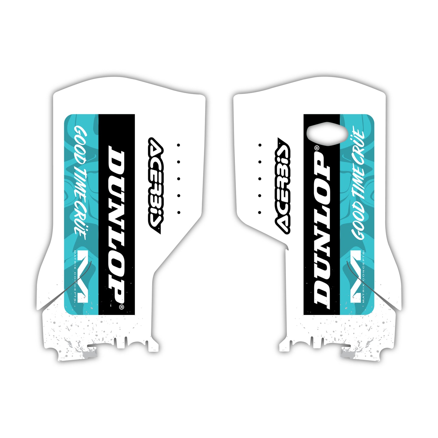 Lower Fork Guard Graphics Kit - Fits Husqvarna TC 85, TC 125, FC 250, FC 350, FC 450, TE 300, FE 250, FE 350, FE 501