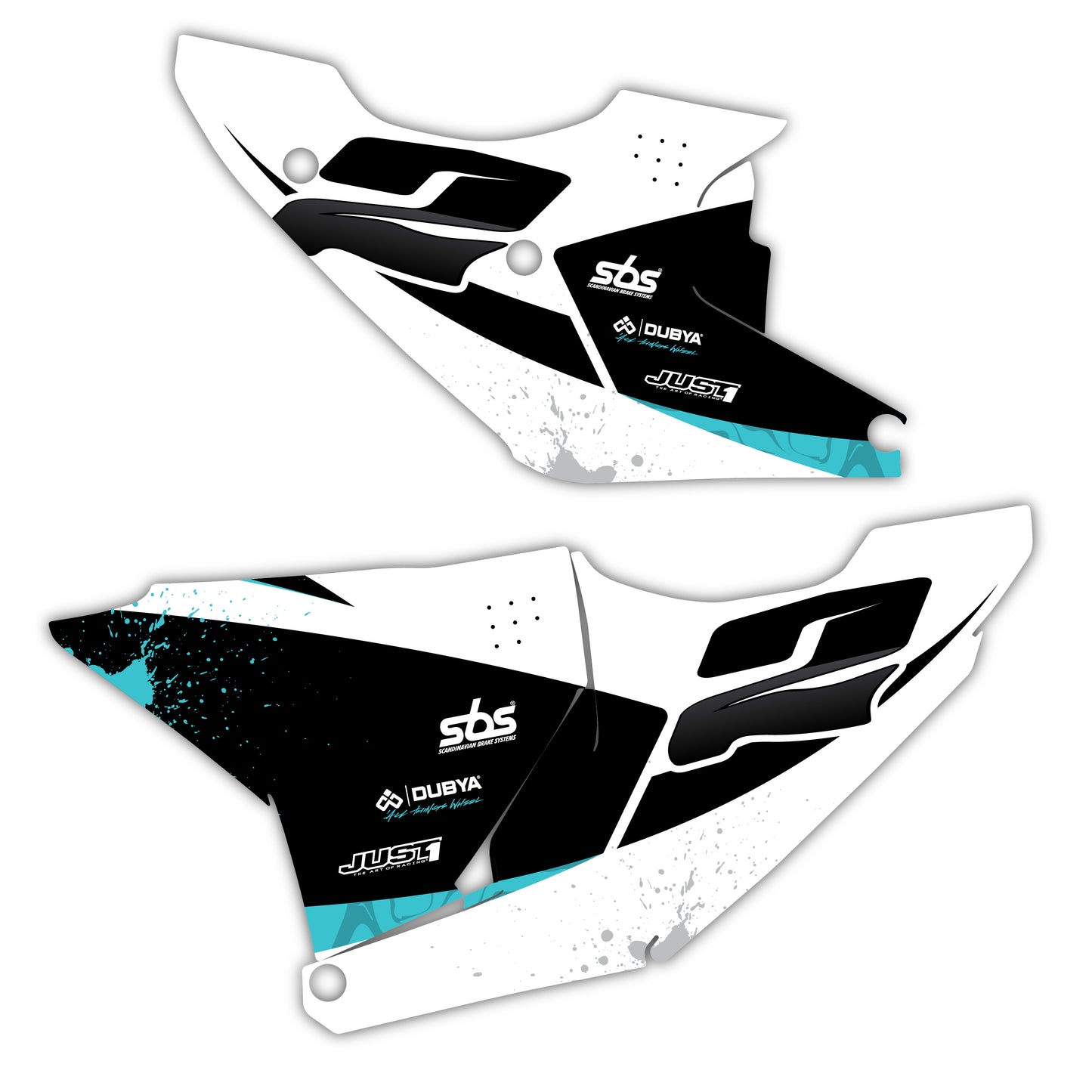Side Number Plate Graphics Kit - Fits Husqvarna TC 85, TC 125, FC 250, FC 350, FC 450, TE 300, FE 250, FE 350, FE 501