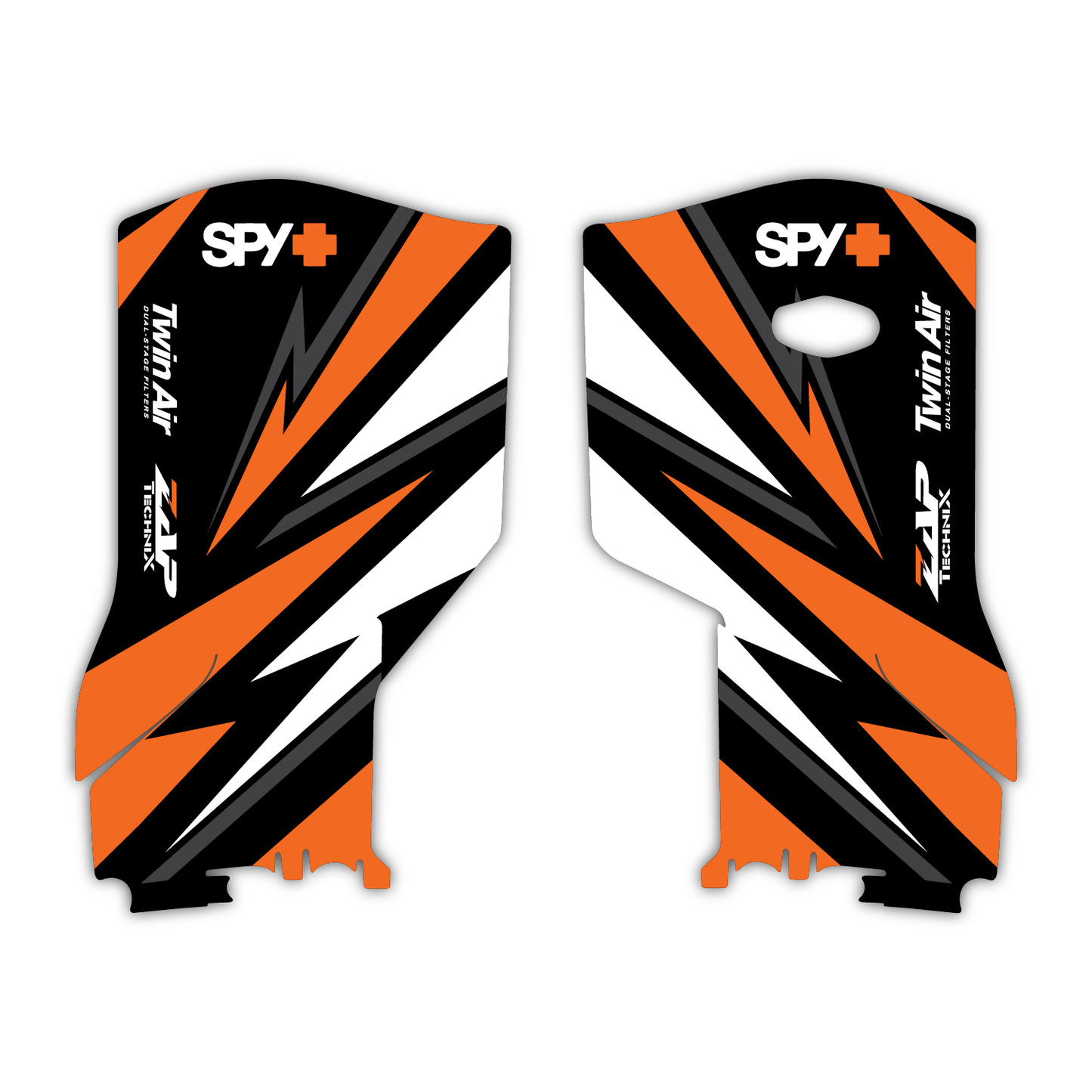 KTM 2023-26 Fork Guard Plastic & Graphics Bolt-On kit - SX 250 - SX-F 250 - XC-F 450 - XC-F 350 - XC 300 - XC-W 300 - XC 250 - XC-F 250