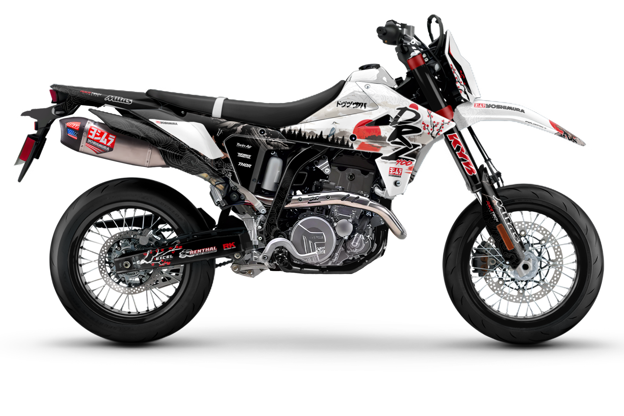 Suzuki DR-Z4S & SM 2025 Aomori Graphics Kit – MotoInk
