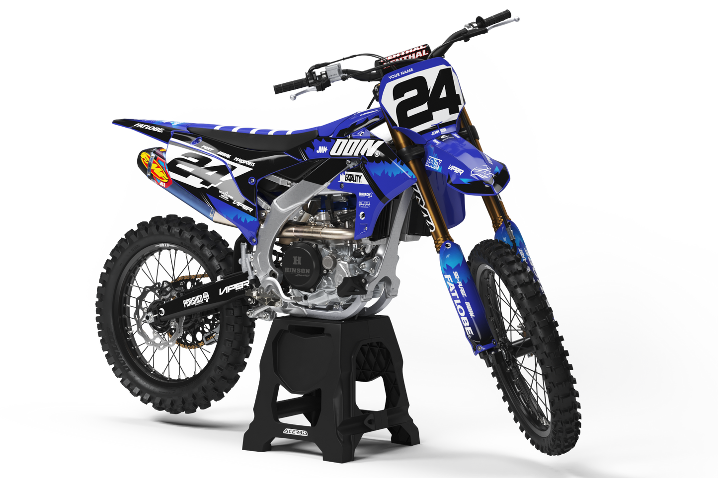 Yamaha Iceberg Graphics Kit - YZ65 YZ85 YZ125 YZ250 YZF YZ250F YZ450F WR 250F 450F