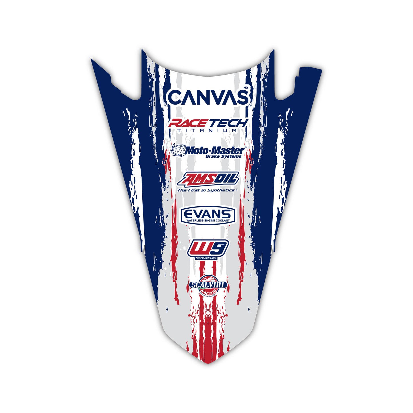 Rear Fender Graphics Kit - Fits Yamaha YZ125, YZ250, YZ250F, YZ450F, WR250F, WR450F