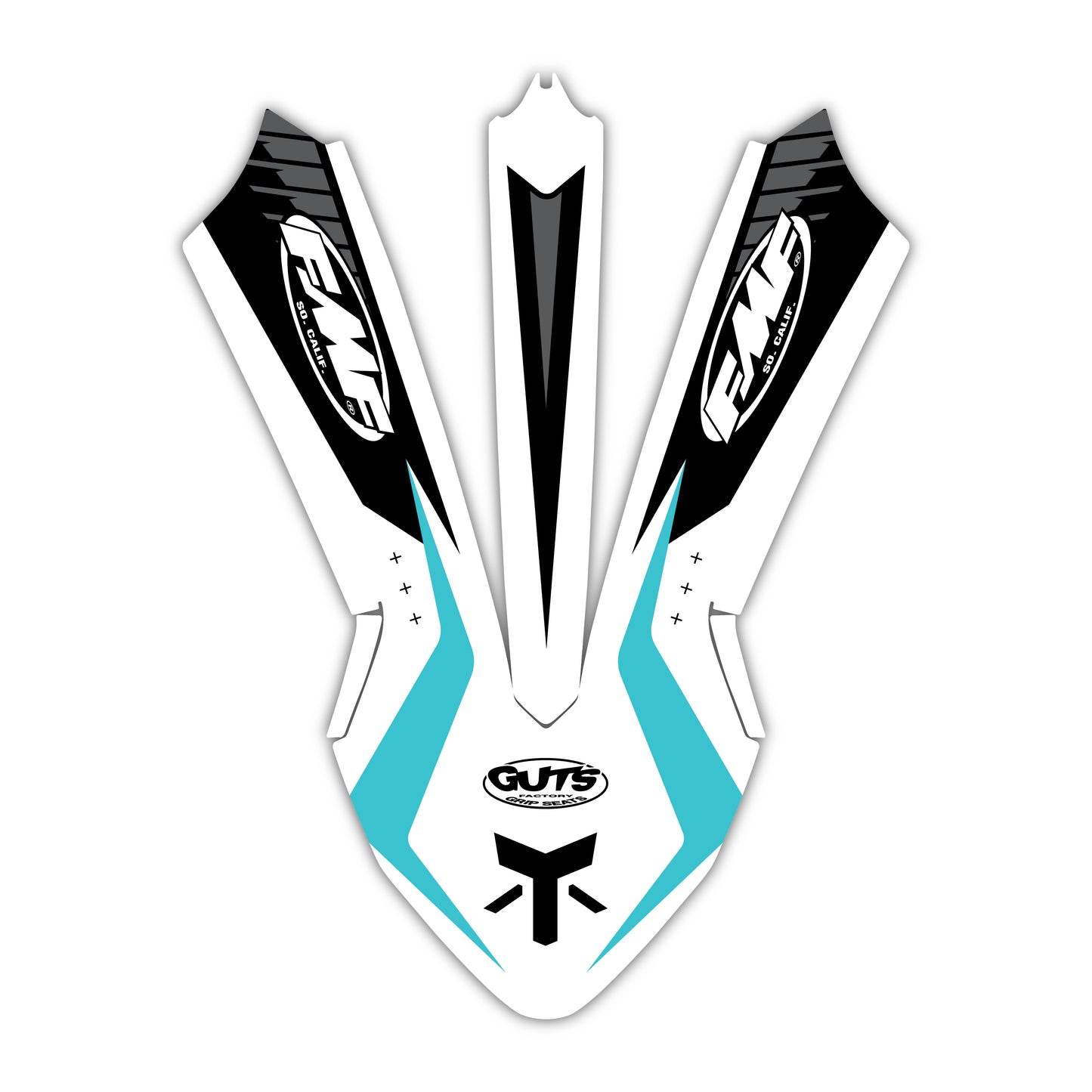 Front Fender Graphics Kit - Fits Triumph TF 250-X, TF 450-X