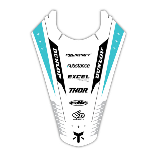 Rear Fender Graphics Kit - Fits Triumph TF 250-X, TF 450-X