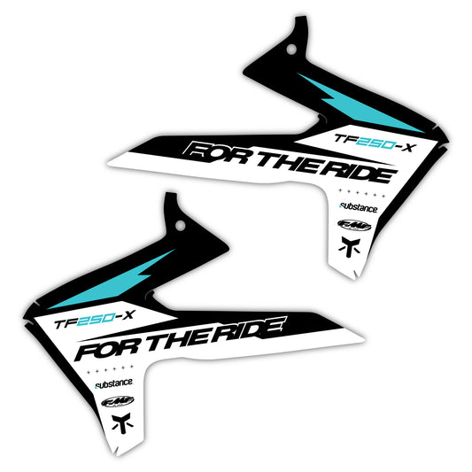 Radiator Shroud Graphics Kit - Fits Triumph TF 250-X, TF 450-X